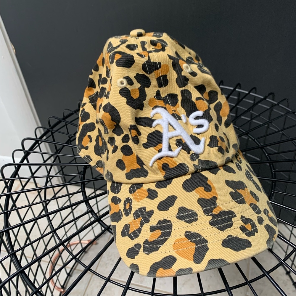 Athletics Women’s Cheetah Print Baseball Cap